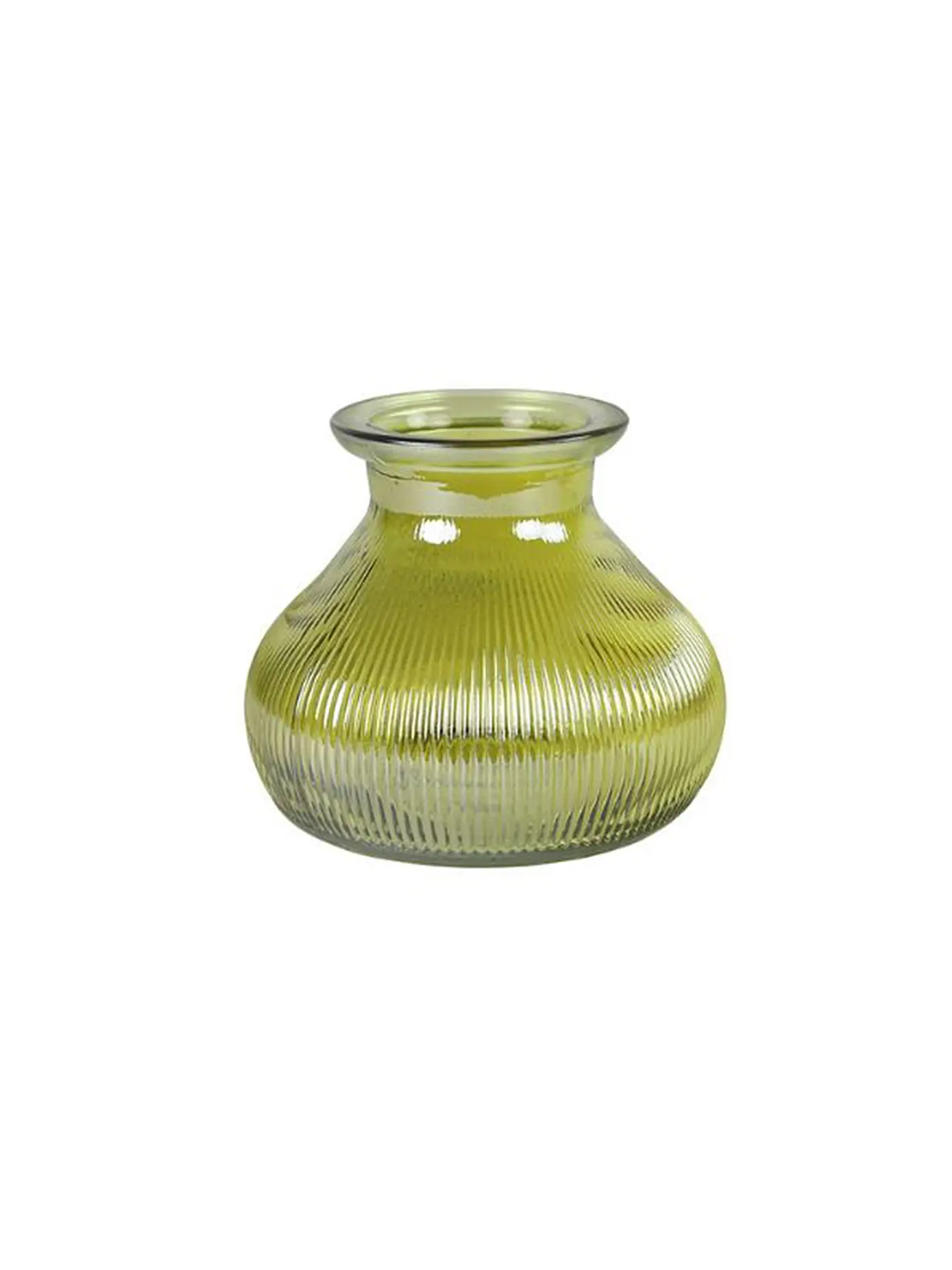 COUNTRYFIELD | Vase rund CORRY L 15x12cm Gelb | 